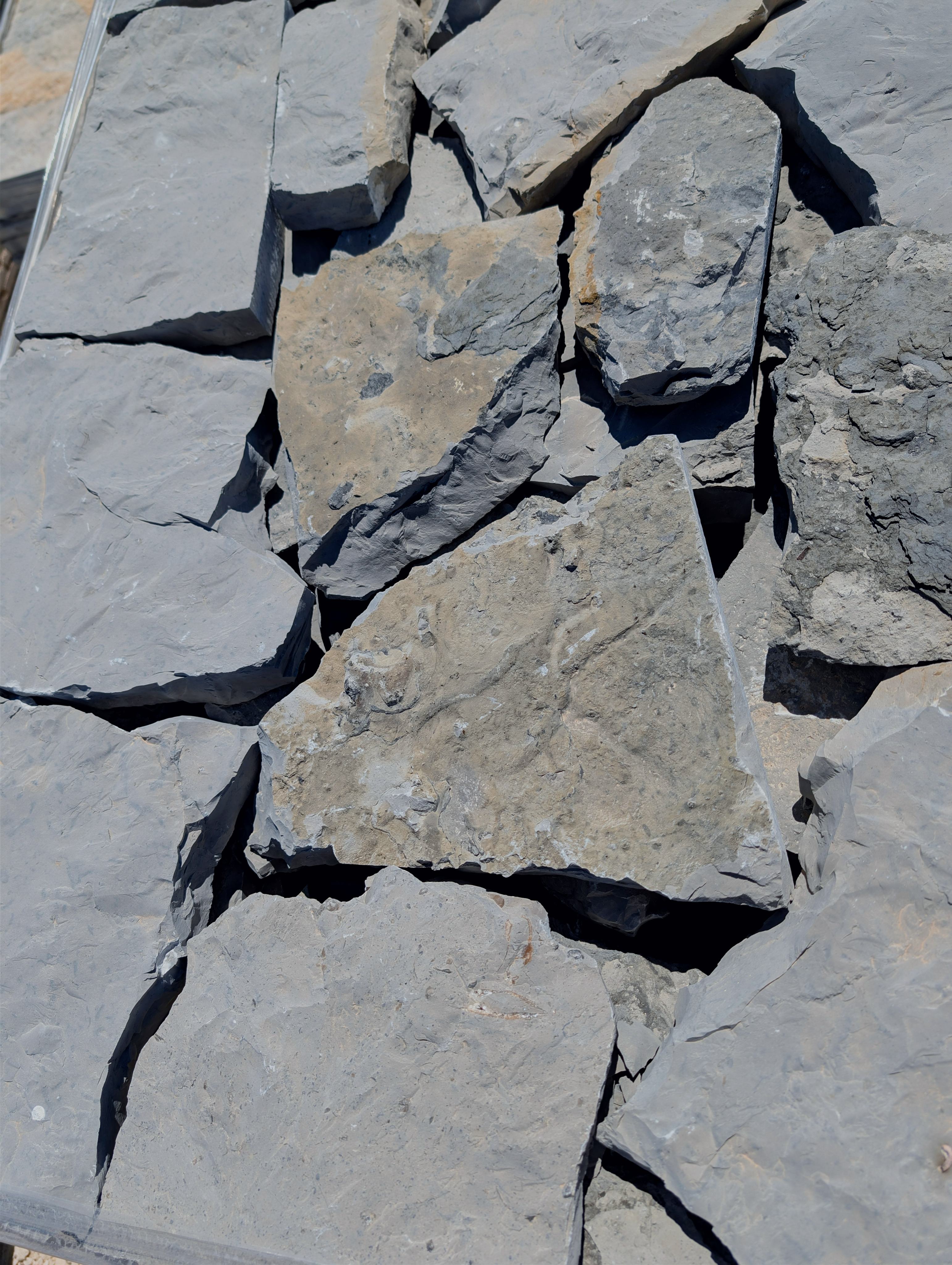 Alpine Blue Irregular detail