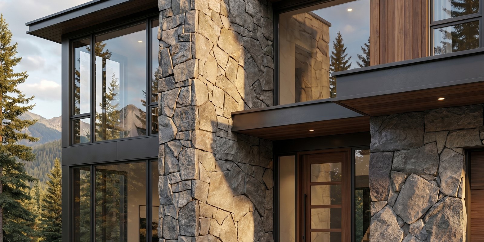 Alpine Gray Irregular detail