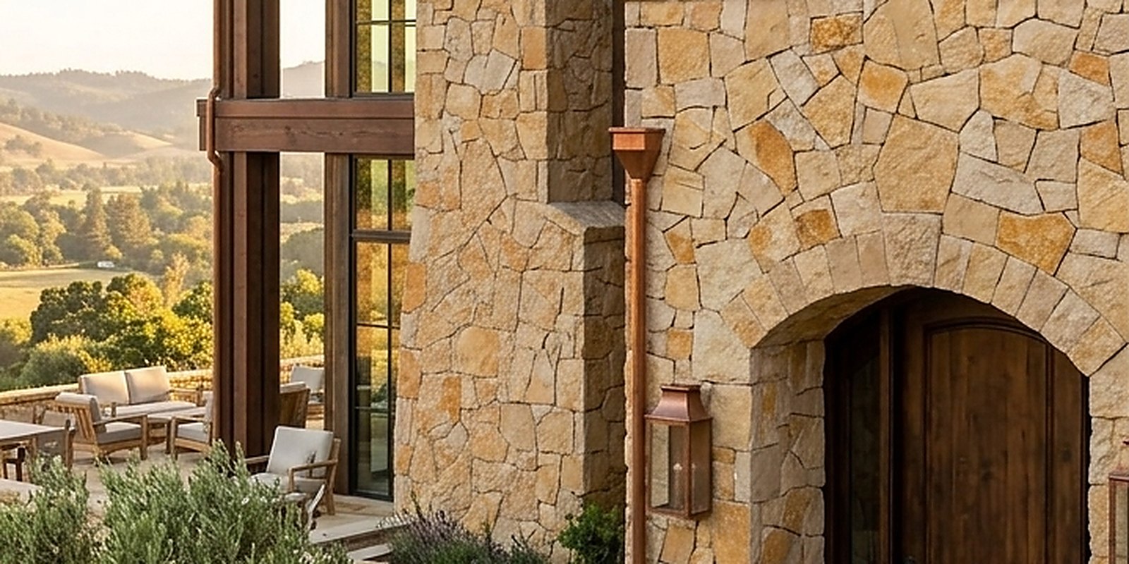 Sunset Gold Irregular detail